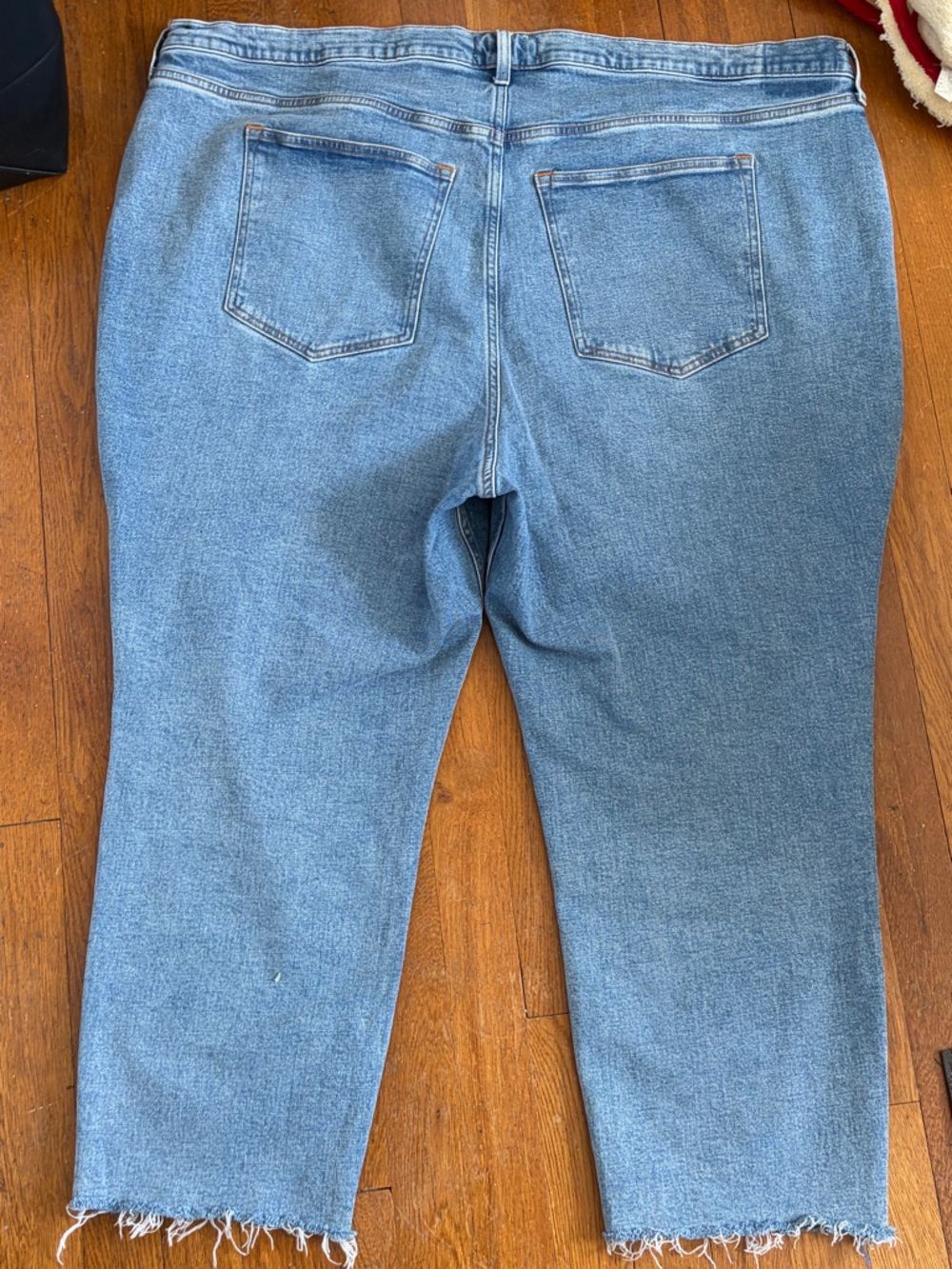 Abercrombie & Fitch Curve Love Ankle Straight Ultra High Rise Jeans - Picture 4 of 6